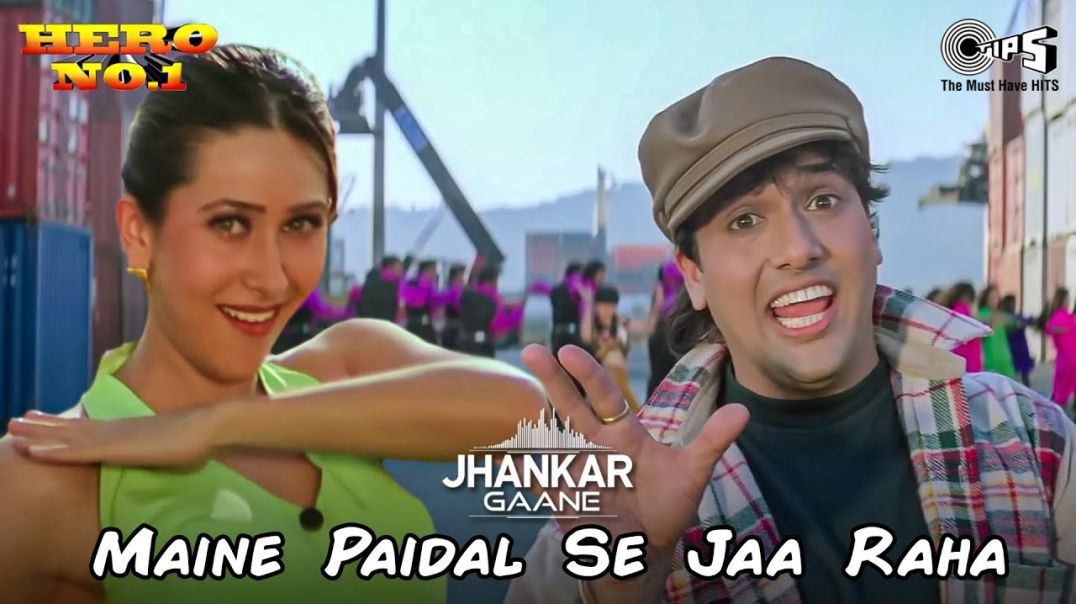 ⁣❤❤❤❤❤❤ Maine Paidal Se Ja Raha Tha - Vinod Rathod, Poornima - Govinda, Karisma Kapoor - Hero No1 ❤❤❤